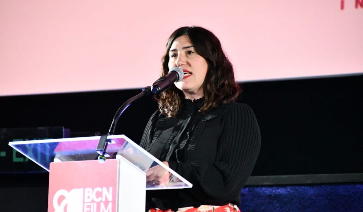 Sandra Tapia recibe el Screen International Award for Catalan Producer of the Year.